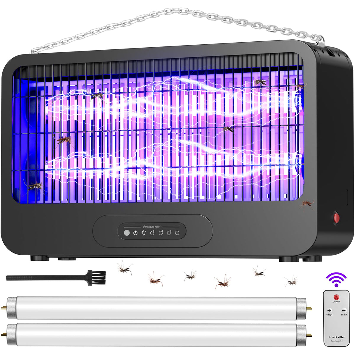 Electric Bug Zapper Indoor, Mosquito Zapper with 3500V Powerful Dual G