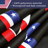 Double Sided Black Trump Vance 2024 Flag 2x3 Made in USA Outdoor Heavy Duty 3 Ply Polyester Trump Flag with White Starting Tape and 2 Brass Grommets