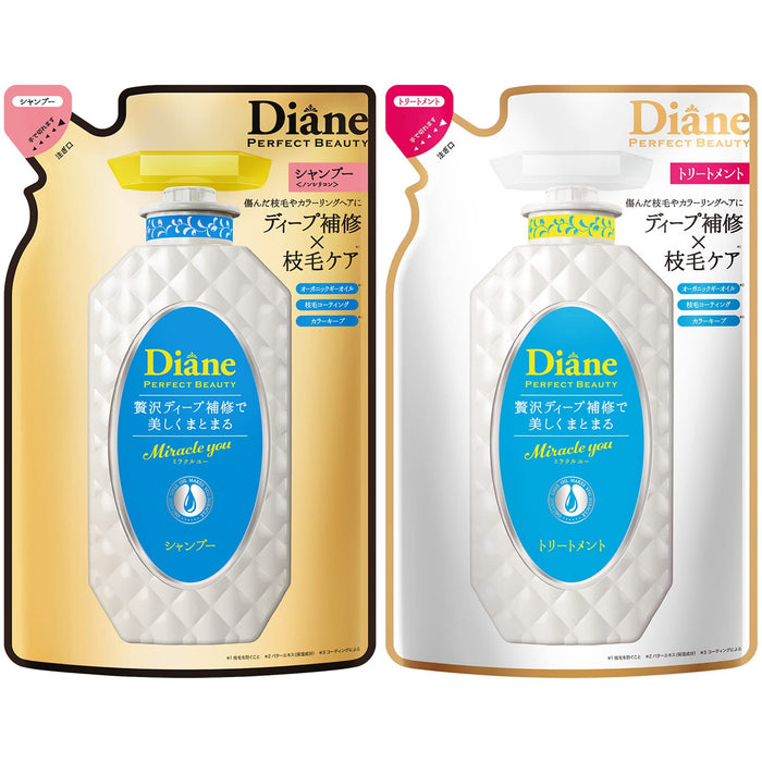 DIANE Miracle You Treatment, Refill, 11.2 fl oz (330 ml) & Miracle You Shampoo Refill, 11.2 fl oz (330 ml) Treatment +