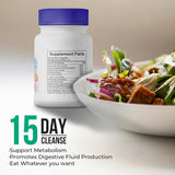 15 Day Gut Cleanse - Gut and Colon Support， 15 Day Cleanse Bowel Dissolving Capsules, with Senna, Cascara Sagrada & Psyllium Husk | Non-GMO | Made in USA | 30 Capsules (2pcs)