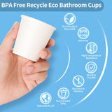 3 oz Small Paper Cups Mouthwash Cups Disposable Bathroom Cups 3 OZ Paper White Eco Friendly Mini Cups for Rinsing Espresso Shot Disposable Paper Cups for Party Travel Drinking BBQ 300 Count