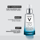 Vichy Bestsellers Duo | Skin Care Set with 15% Pure Vitamin C Serum and Mineral 89 Booster Hyaluronic Acid Serum | Facial Skin Care Kit for Brightening, Hydrating, & Firming