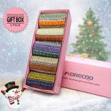 MORECOO Womens Socks Winter - Christmas Gifts for Women - Thick Wool Soft Warm Fuzzy Cozy Socks for Women