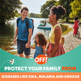 OFF! Family Care Insect & Mosquito Repellent, Bug Spray Containing 15% DEET, Protects Against Mosquitoes, 4 Oz, 2 Count