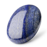 LAIDANLA Lapis Lazuli 2.4" Large Palm Stone Healing Crystals Natural Gemstones Calming Effects Energy Balancing Reiki Polished Worry Stone Cleansing Protection Anxiety Stress Relief Therapy 1PC