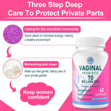 Vaginal Probiotics for Women, 70 Billion CFU 13 Strains, Women Probiotics & Prebiotics & D-Mannose, for Vaginal, Urinary, pH Balance, Immune & Digestive Health - Shelf Stable, 60 Capsules Supply