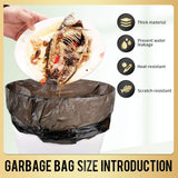 Small Trash Bags 240 Count Garbage Bags SWIHELP Waste Basket Liners for Bathroom, Kitchen,Bedroom, Office Pet Car 15 Liter Trash Can 4 Gallon