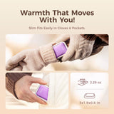 OCOOPA Magnetic Hand Warmers Rechargeable 2 Pack, Compact Electric Hand Warmer, Up to 8 Hrs, UL Certified, 3 Heat Settings, Pocket Heater, Winter Gifts for Hunting,Camping,Christmas, UT4 Young