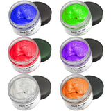 Temporary Hair Color Chalk For Kids, Hair Wax Color For 4 5 6 7 8 9 Year Old Girl Gifts, Birthday,Party, Cosplay DIY, Children's Day, Halloween, Christmas (6, Red Orange Purple Blue Green Gray)