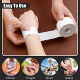 Hoolerry 12 Rolls 120 Yard Athletic Sports Tape Pre Wrap Very Strong Easy Tear No Sticky Residue Tape for Fingers Ankles Wrist Injury Wrap, Football Baseball Hockey Soccer(White, 1.5 in)