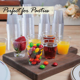 Craft And Party, 1oz 500 pcs Premium Clear Shot Glasses. Disposable Clear Cups for Wine Tasting, Vodka, Whiskey, jelly shot, sample Cups For Party and Gathering. (500, 1oz)