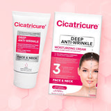 Cicatricure Anti Wrinkle Face & Neck Cream, 3-in-1 Facial Moisturizer with Retinol, Vitamin E & Q Acetyl 10, Hydrating Anti Aging Skin Care, 2.1 Ounces