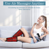 Compression Leg Massager, Muscle Fatigue Massager for Leg, Calf Air Massager for Circulation, Foot Massager with Heat, Gifts for Women,Men