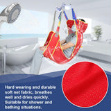 EZ Assistive Universal Full Body Patient Lift Sling, Mesh Fabric Patient Sling Transfer and Bathing aids, 500lb Weight Capacity (Small-Red)