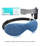 Aroma Season Heated Eye Mask for Dry Eyes, Warm Eye Compress with Flaxseed Grapahene FIR for MGD, Dry Eye Syndrome, Chalazion Blepharitis Stye Eye Treatment, Steam Moist to Unclog Glands (Blue)