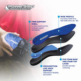 PowerStep Insoles, Pinnacle Wide, Wide Feet Arch Support Insole, Extra Wide Arch Support Orthotic For Women and Men, M4/W6