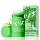 Green Tea Mask Stick for Face Purifying Clay Stick Mask For Deep Cleaning, Blackhead Remover for Men and Women Anti-Acne Oil Control & Clean Pores for All Skin Types 40g