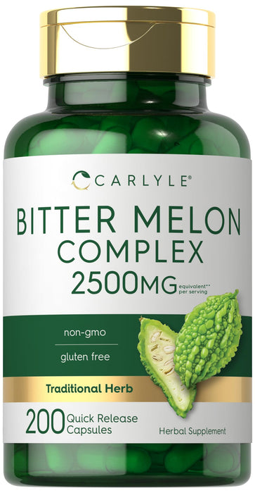 CARLYLE Bitter Melon Capsules 1500mg - 200 Capsules