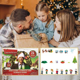 Christmas Vacation Advent Calendar 2024, Contains 24 Gifts, Christmas Vacation Figures and Accessories Christmas Countdown Calendar Gift, 24 Day Christmas Advent Calendar (Planar)