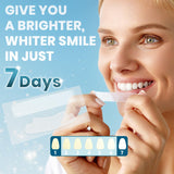 Teeth Whitening Strips for Sensitive White: 42 Pcs Whitener Safe Whitestrip, Enamel Natural Whiten Strip, 30 Minutes Fast-Result Whitened Products for Home Travel Work, 21 Treatments, Mint