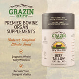 Grazin Health - Grass Fed Beef Tallow Capsules (30 Day Supply)