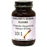 Barlowe's Herbal Elixirs Cistanche Extract - Cistanche Deserticola - 10:1 Extract - 675mg - 60 Veggie Capsules