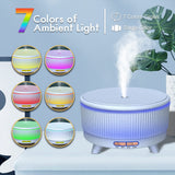 Diffusers for Essential Oils Large Room, 500ml Aromatherapy Diffuser Cool Mist Humidifier with Remote Control,7 Colors Lights & 3 Mist Mode Waterless Auto Off for Women Office Light Bule