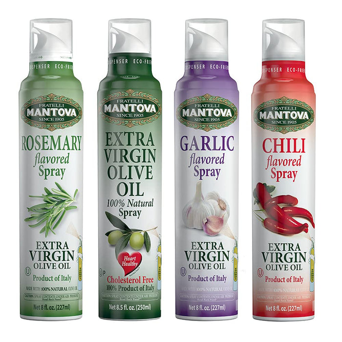 Barbeque SET Rosemary, Garlic, Chili and Extra Virgin Olive Oil (Pack of 4)