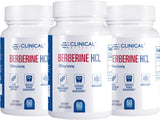 Clinical Effects Berberine HCL - Pure Berberine 1200mg - Liver Support - Vegan Supplement - 3 Pack - Made in The USA