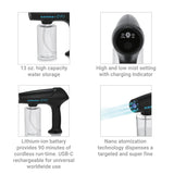 GAMMA+ Evo Nano Mister Cordless Portable Water Sprayer, Disinfect Mist, USB-C Rechargeable for Barber, Salon, Home Use, Black