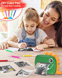 Kids Instant Camera for 3-12 Years Old Kids Toddlers Childrens Boys Girls Christmas Birthday Gifts 2.0 Inch Screen 12MP / 1080P HD Video Camera Baby Instant Print Digital Camera