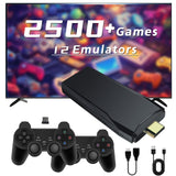 Retro Game Console Stick M8, 64G Retro Drive with 25000+ Plug and Play Video Games, Retro Gaming Console with 12 Emulator Console, Nostalgia Stick Support 4K HD Output, 2.4GHz Wireless Controllers