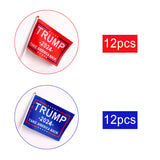 TSMD Trump 2024 Flag Take America Back Flags Small Mini Stick Flags Banner Decorations,Red and Blue (24 Pack)