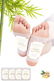 TEWEAE Foot Pads, Ginger Foot Pads, Natural Ginger Powder Bamboo Vinegar Foot Patches 20 Packs.