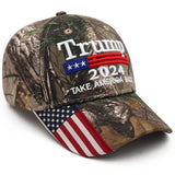 Trump 2024 Hat Donald Trump Hat 2024 MAGA Take America Back Hat Camo USA Embroidered Adjustable Baseball Cap