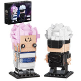 Jujutsu Kaisen Gojo Satoru and Ryomen Sukuna Building Set Figures Toys Compatible with Lego for Boys 8+ Tv Fans Anime Fans Gift for Friends Birthday Christmas (307pcs)