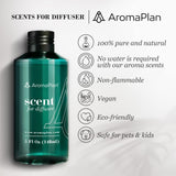 Aromaplan Hotel Scents White Tea & Thyme 5 Fl Oz, Home Luxury Aroma & Hotel Collection Diffuser Oil- Hotel Diffuser Oil for Aromatherapy- USA Made, Bigger Bottle, Bolder Aroma & Longer Lasting