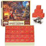 Puzzle Advent Calendar, 2023 Jigsaw Puzzle 1008 Pcs 24 Days Countdown Calendar,Santa's Surprise,Family Game Puzzle,Christmas Gift Idea for Adult, Kids