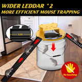 Bucket Mouse Trap, Auto-Reset Mouse Rat Traps, Humane Bucket Lid Mice Traps, Cat-Shaped Mouse Trap 5 Gallon for Barn Warehouse Outdoor Indoor
