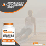 BULKSUPPLEMENTS.COM Vitamin A 25000 IU Softgels - Vitamin A Retinyl Palmitate, Vitamin A Pills - Vitamin A Supplement, Eye Supplements - Gluten Free, 1 Softgel per Serving, 365 Softgels