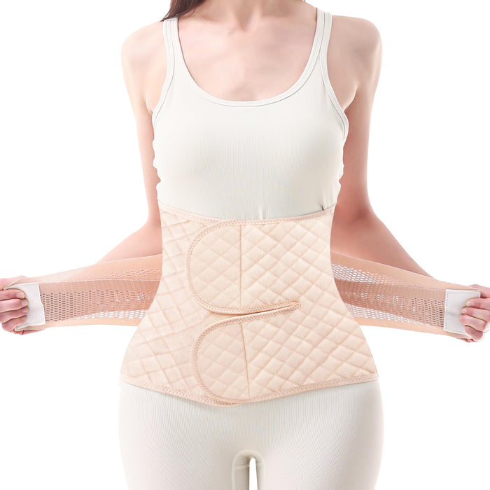 Trendyline Postpartum Belly Band Wrap: Abdominal Binder Post Surgery Postpartum Belly Wrap Post Partum Binder - C Section Recovery Support Belt Postpartum Girdle Stomach Hysterectomy Belly Band