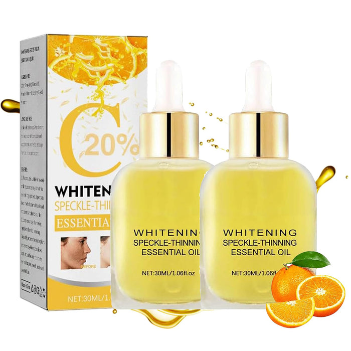 Speckle Thinning Essential Oil, 30ml Correcting Essential Oil, Vitamin C Face Serum, Whitening Speckle-Thinning Essential Oil, Melanin Correcting Facial Serum (30ml *2)