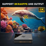 Kinhank Super Console X5 PRO Retro Game Console with 16000+Games, Android 12.0 OS, RockChip RK3588S, Emulator Console, 8K UHD Output, WI-FI 6, BT 5.0, SATA 3.1, Wireless Controller