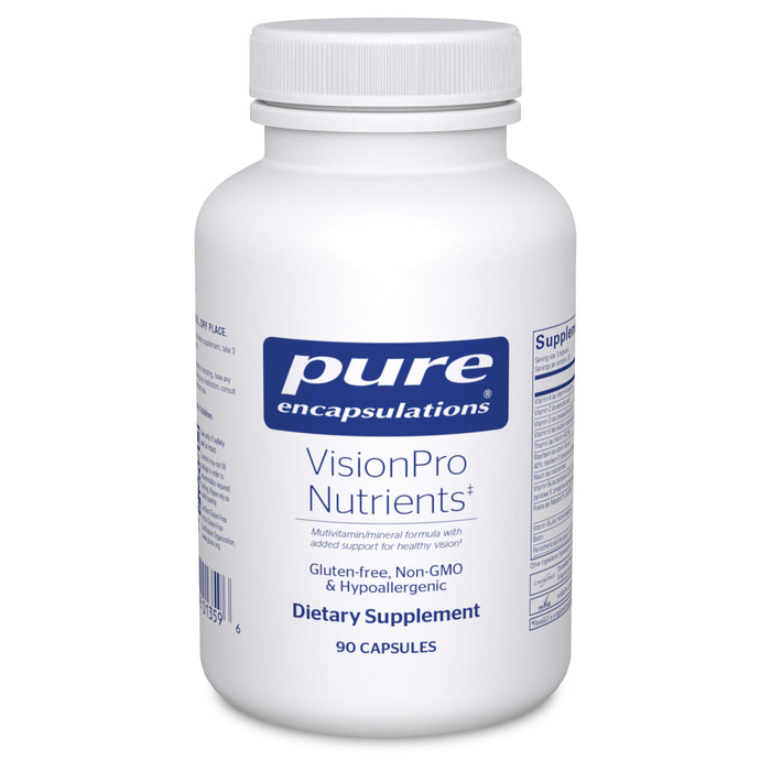 Pure Encapsulations VisionPro Nutrients | Hypoallergenic Multivitamin/Mineral Complex for Maintaining Healthy Vision | 90 Capsules