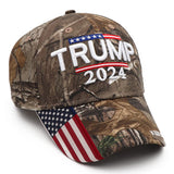 Trump 2024 Hat Donald Trump Hat 2024 MAGA Hat Keep America Great Hat Camo USA Flag Embroidered Adjustable Baseball Cap