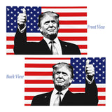 Double Sided Outdoor 3x5ft Flag Donald-Trump Very Good Home Garden Decoration Flag Durable Fade Resistant For All Weather Outdoor