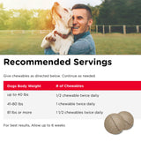 Nutri-Vet Advanced Strength Hip & Joint Chewable Dog Supplements | Formulated with Glucosamine & Chondroitin to Support Dog Cartilage & Mobility | 150 Tablets,RED