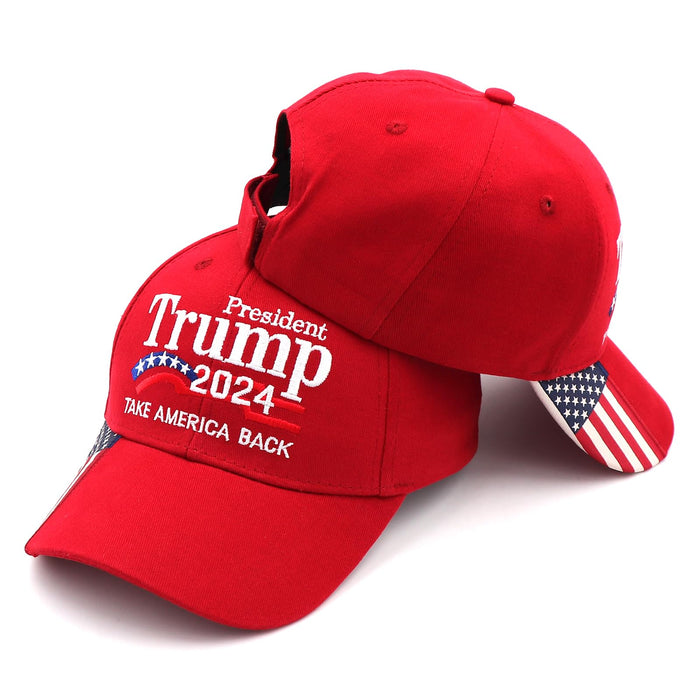 Trump Hat 2024 President MAGA Hat Donald Trump Hat Take America Back Trump Merchandise Baseball Cap for Women Men