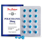Dr. Brian Policosanol 20mg Sugar Cane, Policosanol Supplements for Body Health | Non-GMO | Vegetarian 90 Tablets