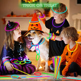 JICUICUI Ultra Bright Halloween Glow Sticks - 800 Party Pack with Connectors for Christmas, Neon Birthday and Holidays - Multicolor 8" Glow Sticks Necklaces Bulk